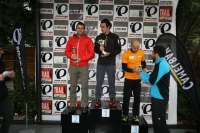 Η τριάδα των νικητών του αγώνα